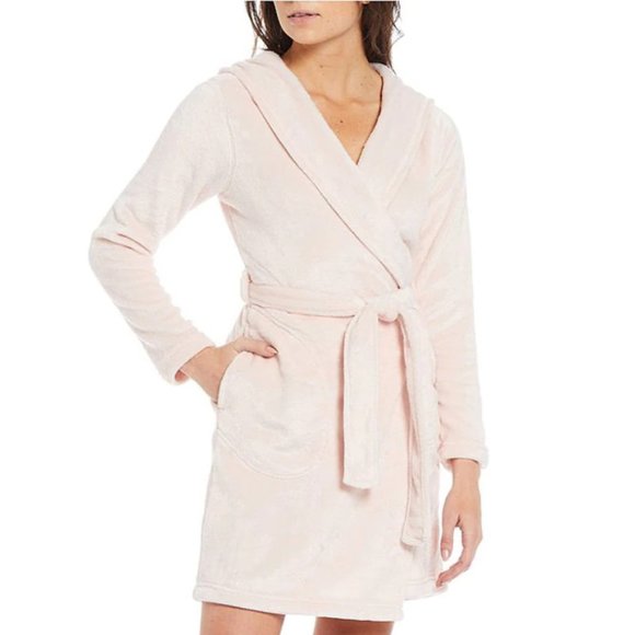 UGG Other - NEW UGG Sizes L, XL,  Miranda Hooded Long Sleeve Fleece Cozy Robe - Ice Pink